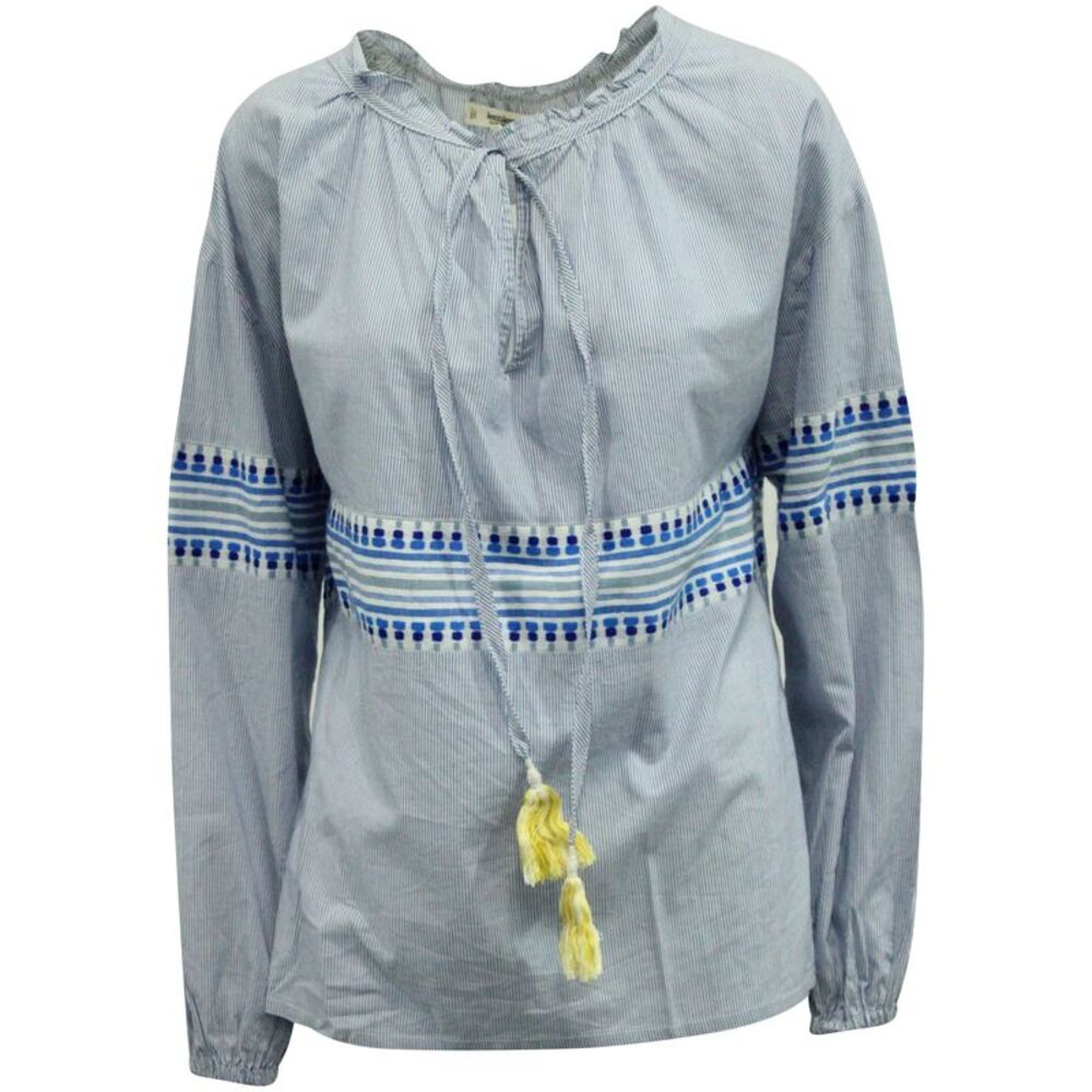 LemLem Mwali Poet Top in Multicolor Cotton
